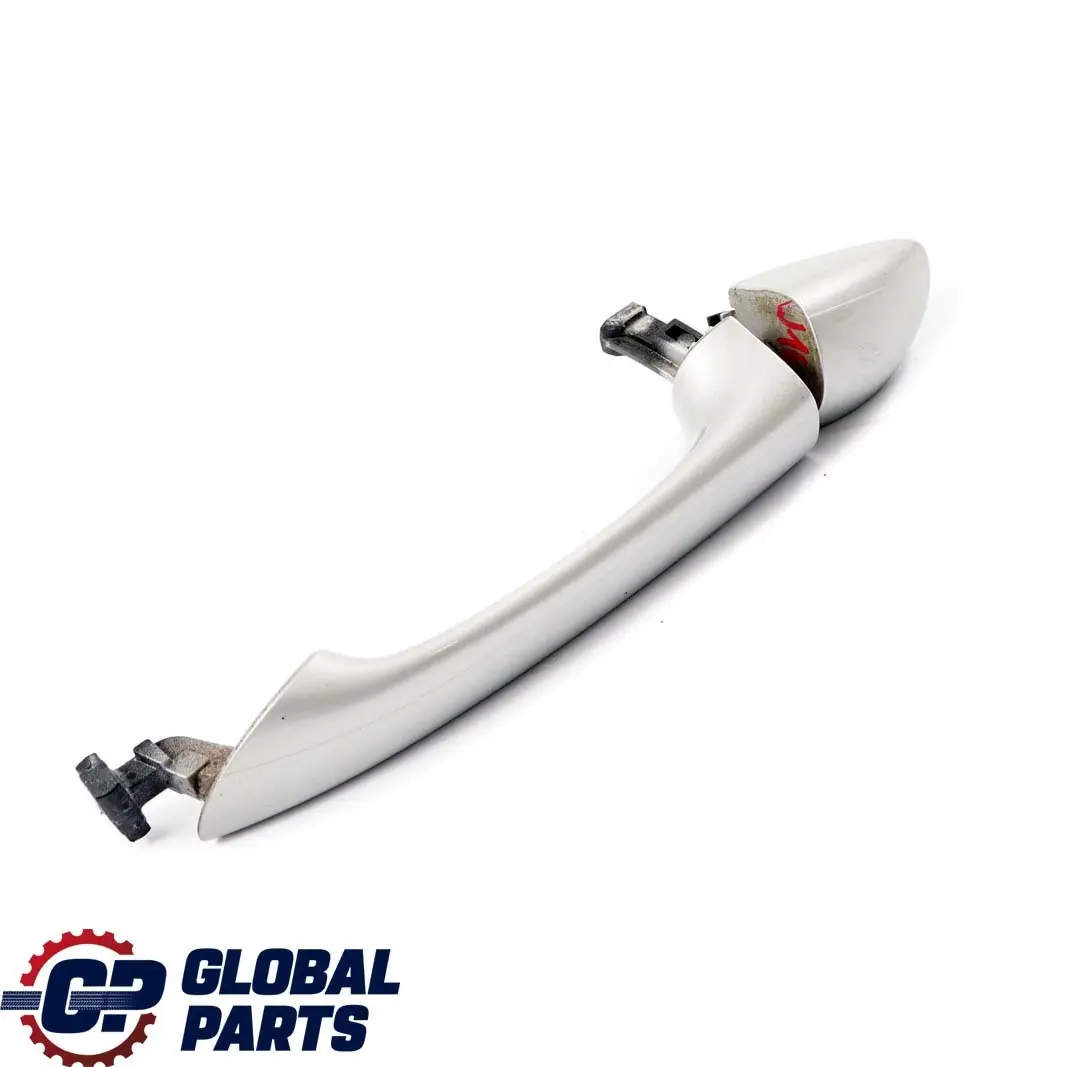 Mercedes Clase W169 W245 Tirador Puerta Trasera Izquierda Plata Polar 761 - SKU A1697660501-PS - Número de pieza A1697660501