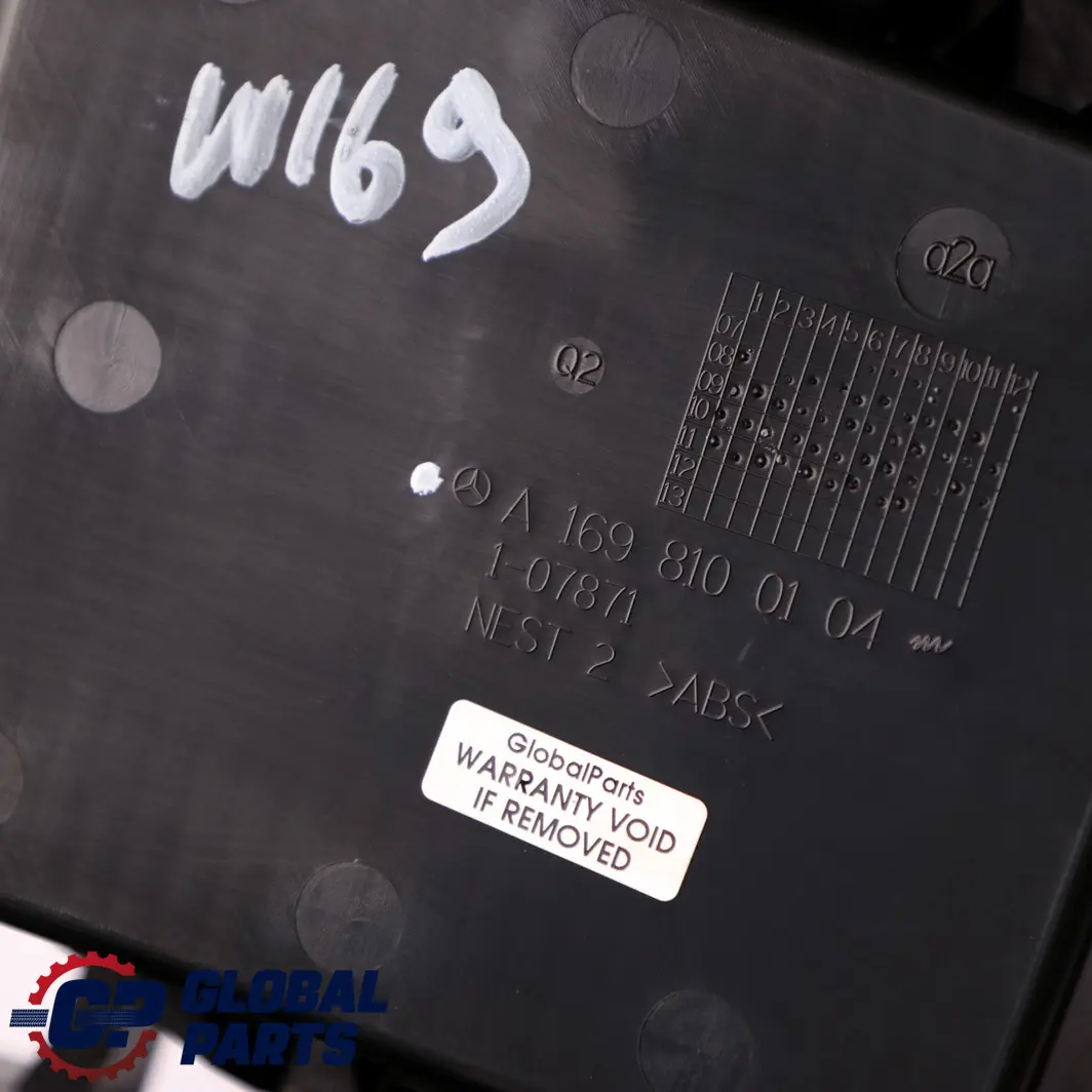  Mercedes-Benz A-Class W169 Centre Console Trim Storage Black - SKU rhd-A1698100104-1 - Part number A1698100104