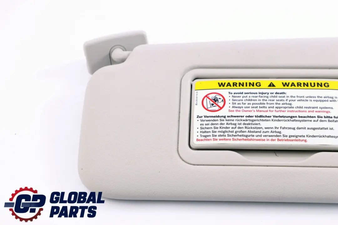  Mercedes-Benz A B Class W169 W245 Sun Visor Cover Left N/S Grey - SKU A1698100110 - Part number A1698100110