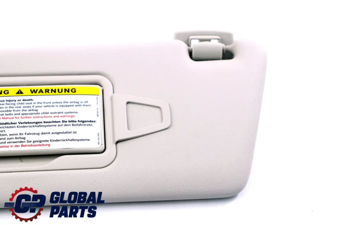  Mercedes-Benz A B Class W169 W245 Sun Visor Cover Left N/S Grey - SKU A1698100110 - Part number A1698100110