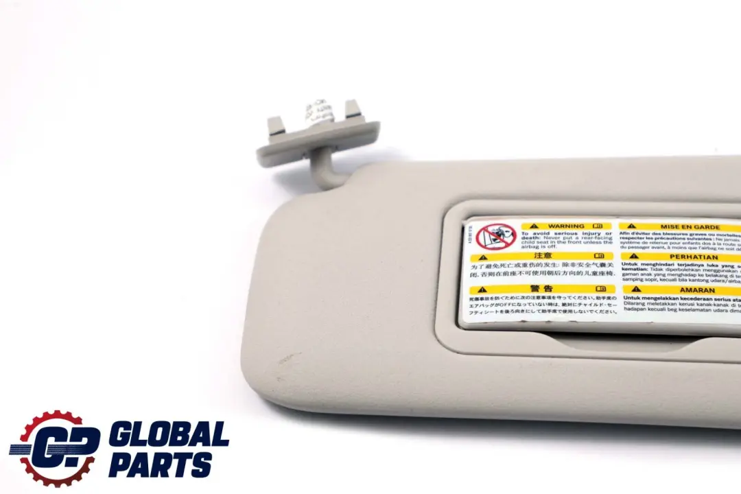 Mercedes-Benz A B Class W169 W245 Sun Visor Cover Left N/S Grey to with Part number A1698100310 Mercedes-Benz A B Class W169 W245 Sun Visor Cover Left N/S Grey - SKU A1698100310 - Part number A1698100310