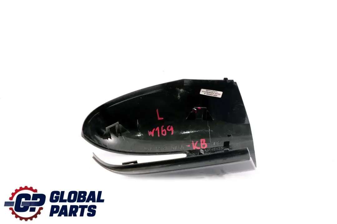 Mercedes A B Klasse W169 W245 Links Abdeckung Flügelspiegelgehäuse Kosmos Blac - SKU A1698110760-KB - Teilenummer A1698110760