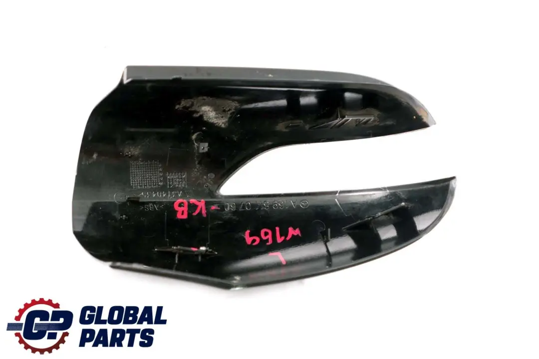 Mercedes A B Klasse W169 W245 Links Abdeckung Flügelspiegelgehäuse Kosmos Blac - SKU A1698110760-KB - Teilenummer A1698110760