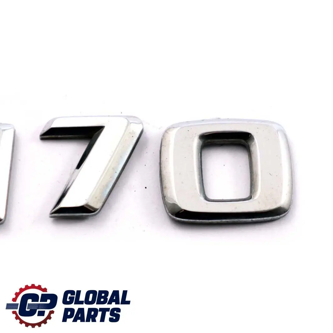 Mercedes W169 Rear Boot Trunk Tailgate Adhered Emblem Lettering A170 - SKU A1698171015 - Part number A1698171015