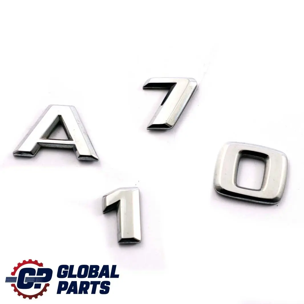 Mercedes W169 Rear Boot Trunk Tailgate Adhered Emblem Lettering A170 - SKU A1698171015 - Part number A1698171015