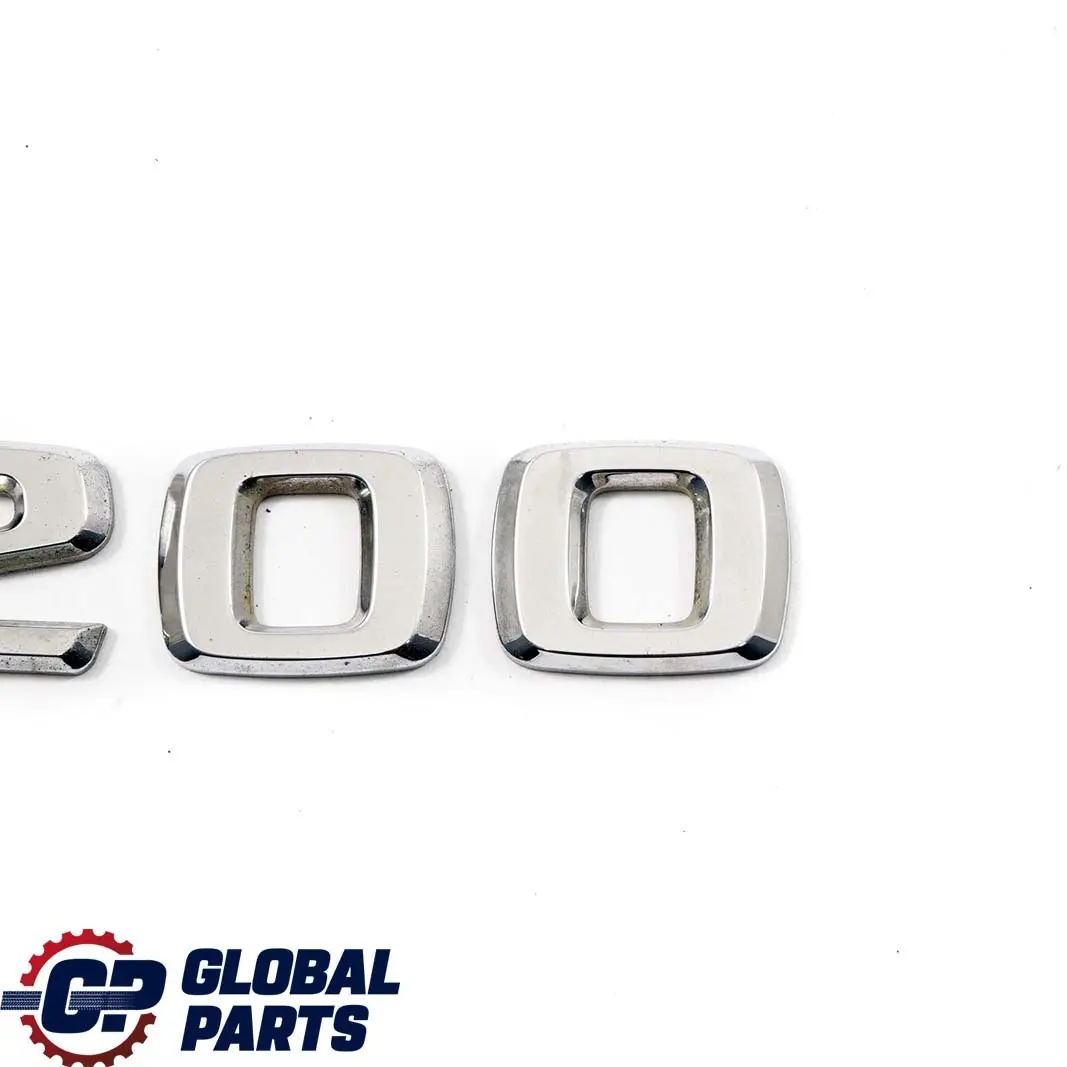 Mercedes-Benz B-Klasse W245 Emblem Hinten Schriftzug Logo B200 für mit Teilenummer A1698171315 Mercedes-Benz B-Klasse W245 Emblem Hinten Schriftzug Logo B200 - SKU A1698171315 - Teilenummer A1698171315