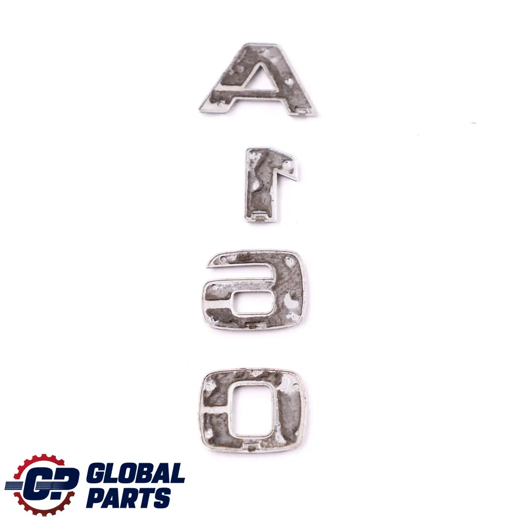 Trunk Lid Tailgate Adhered Emblem Lettering A160 to Mercedes W169 Rear with Part number A1698171515 Mercedes W169 Rear Trunk Lid Tailgate Adhered Emblem Lettering A160 - SKU A1698171515 - Part number A1698171515