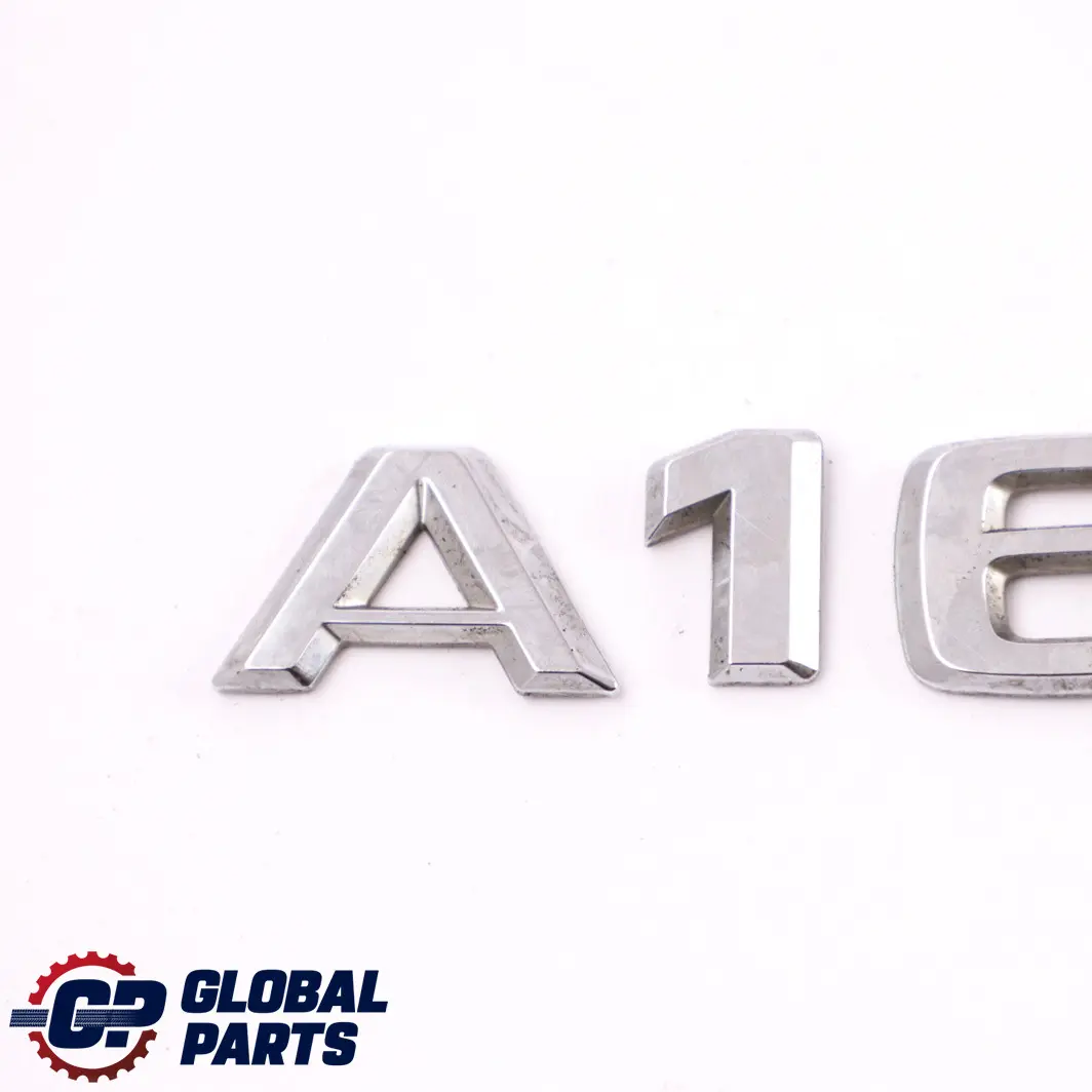 Trunk Lid Tailgate Adhered Emblem Lettering A160 to Mercedes W169 Rear with Part number A1698171515 Mercedes W169 Rear Trunk Lid Tailgate Adhered Emblem Lettering A160 - SKU A1698171515 - Part number A1698171515