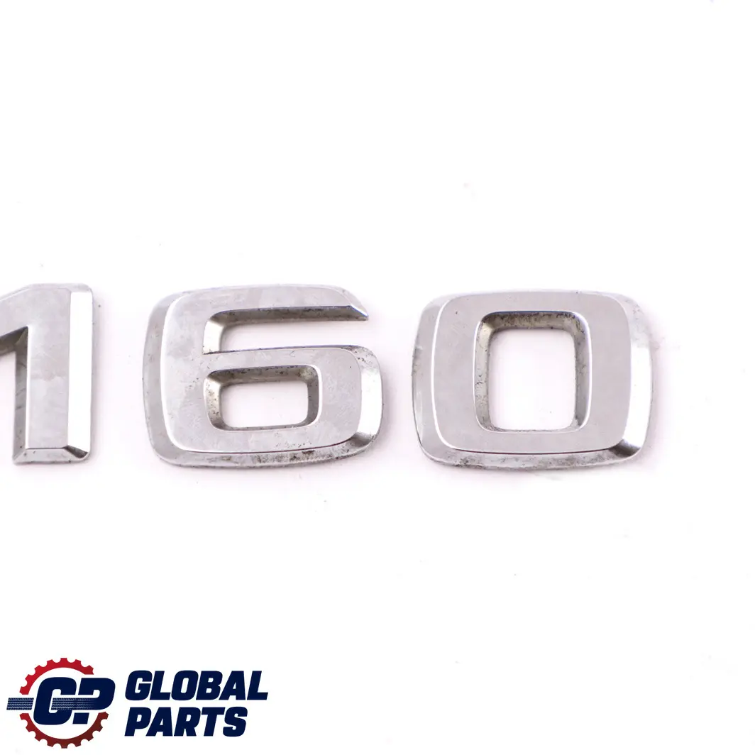  Mercedes-Benz W169 Lettrage d'emblème collé sur coffre arrière et le hayon A160 - SKU A1698171515 - Numéro de pièce A1698171515