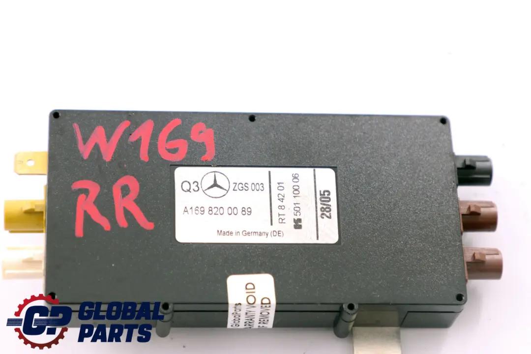 Clase A B W169 W245 Antena A?rea Amplificador Derecho para Mercedes con número de pieza A1698200089 Mercedes Clase A B W169 W245 Antena A?rea Amplificador Derecho - SKU A1698200089 - Número de pieza A1698200089