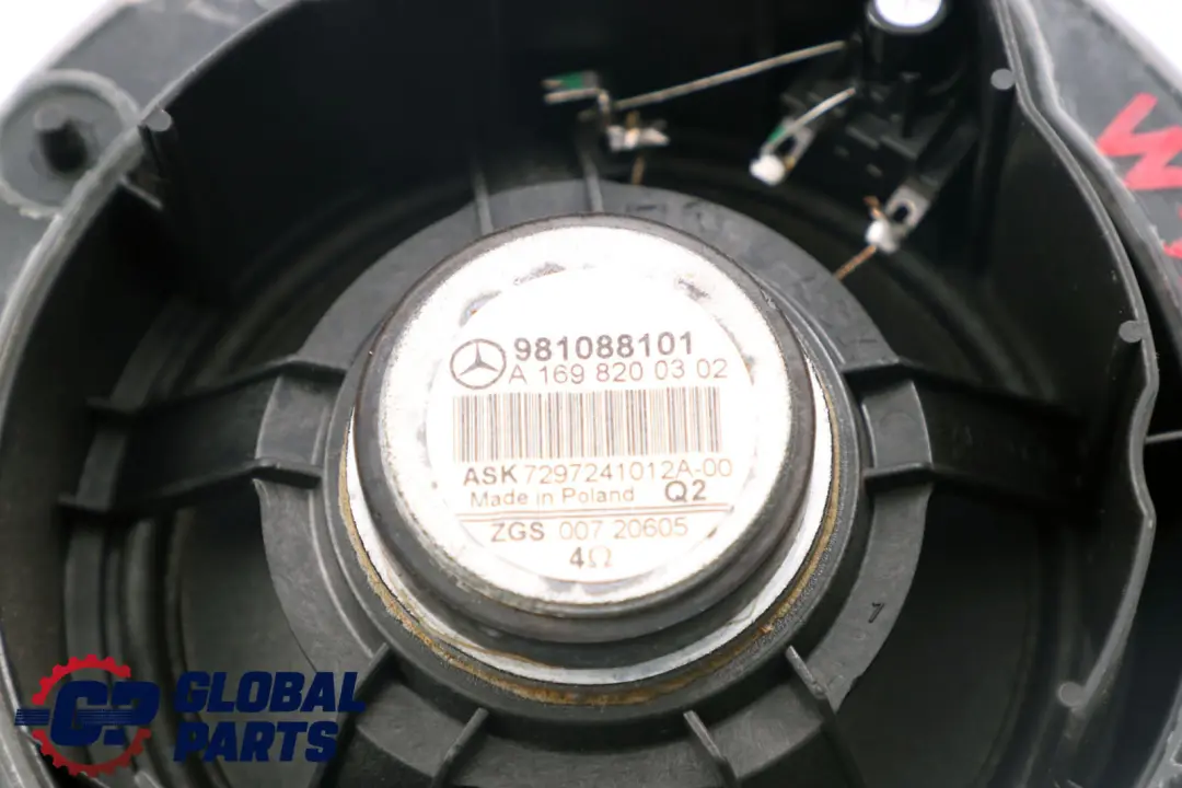  Tür Lautsprecher Mercedes W169 W245 Hinten Links Rechts - SKU A1698200302 - Teilenummer A1698200302