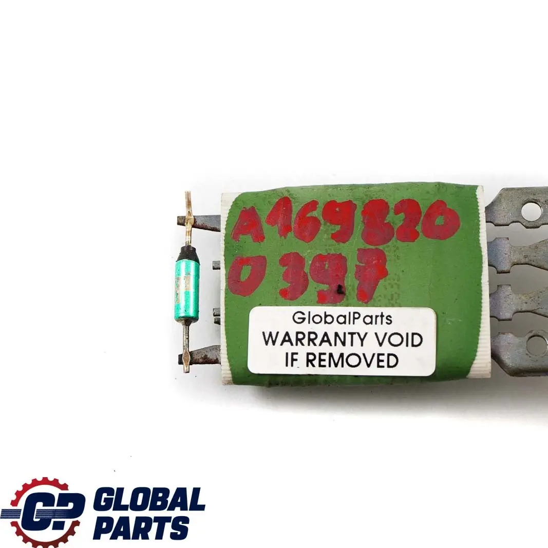  Mercedes-Benz A B Class W169 W245 Blower Motor Heater Resistor - SKU A1698200397 - Part number A1698200397