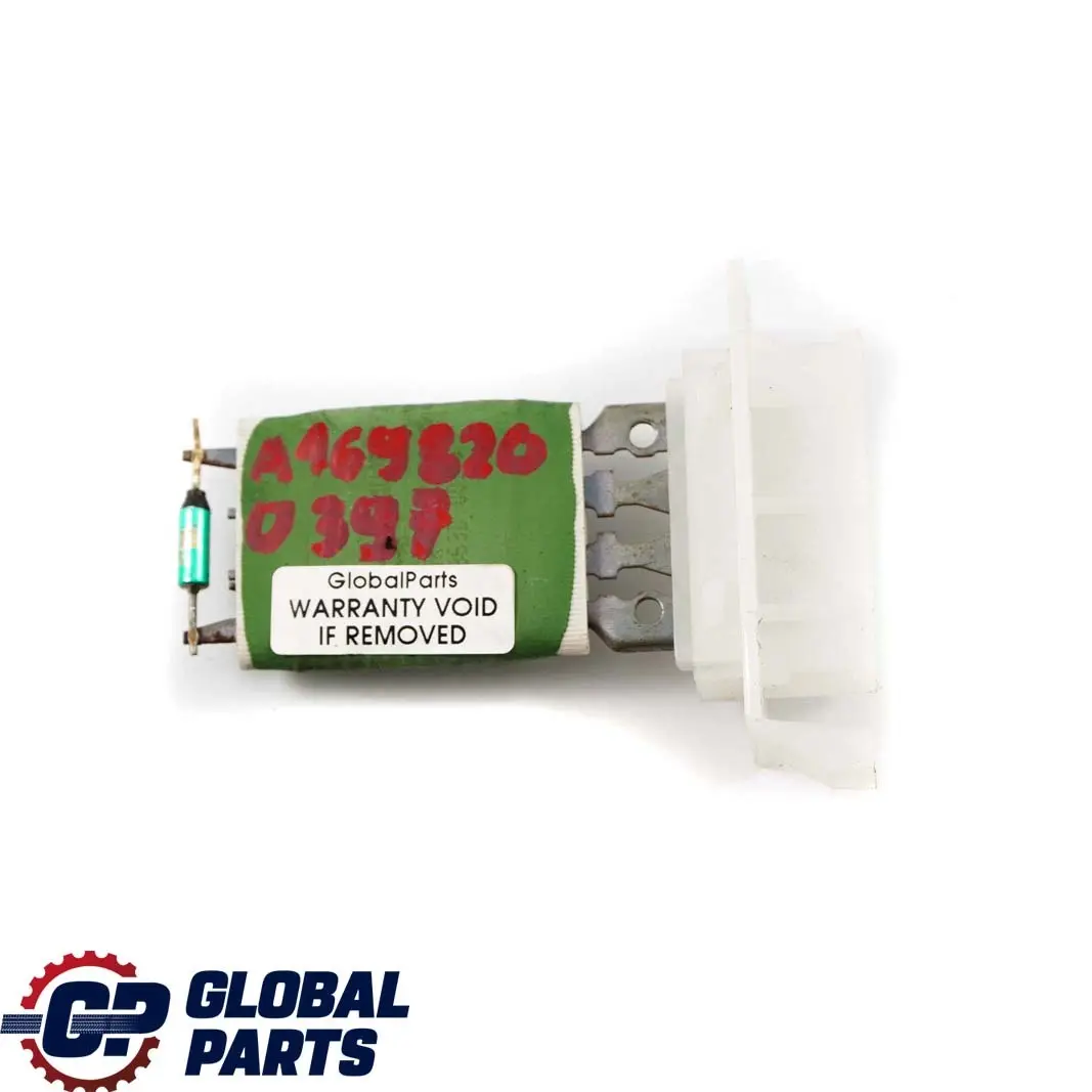 soplador Resistencia del calentador para Mercedes B W169 W245 Motor del con número de pieza A1698200397 Mercedes B W169 W245 Motor del soplador Resistencia del calentador - SKU A1698200397 - Número de pieza A1698200397