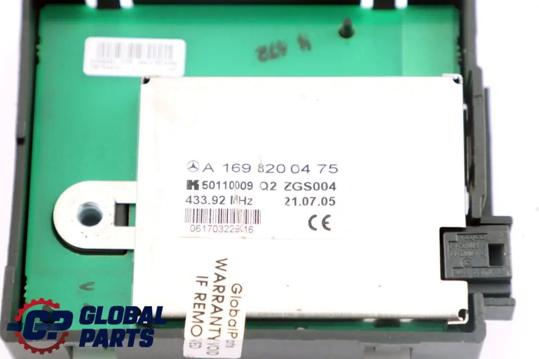 Mercedes W169 W245 Antenna Radio Unità Di Controllo Antenna - SKU A1698200475 - Numero di parte A1698200475