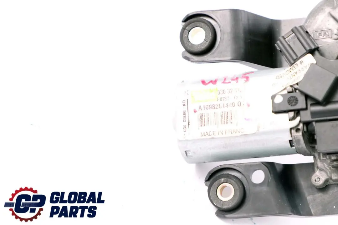 Mercedes W245 Motor del limpiaparabrisas del panel trasero del portón trasero - SKU A1698201440 - Número de pieza A1698201440