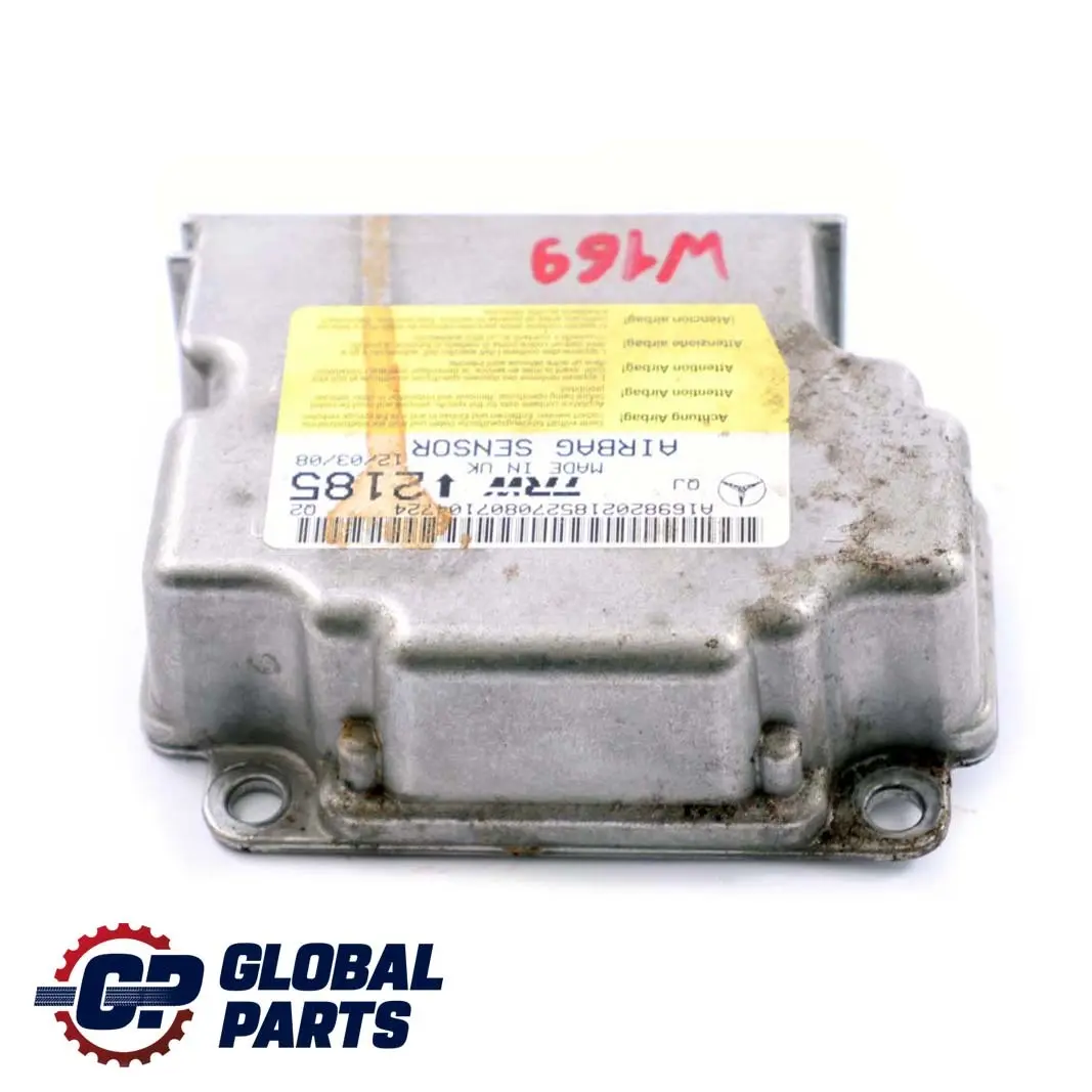  Mercedes-Benz A-Class W169 Airbag System Control Unit Module ECU - SKU A1698202185 - Part number A1698202185