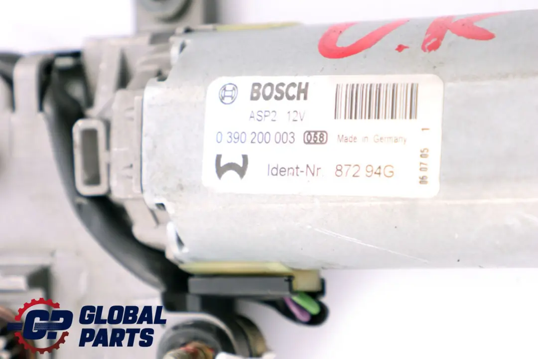 Mercedes W169 W245 Motore tetto apribile elettrico 0390200003 - SKU A1698202542 - Numero di parte A1698202542