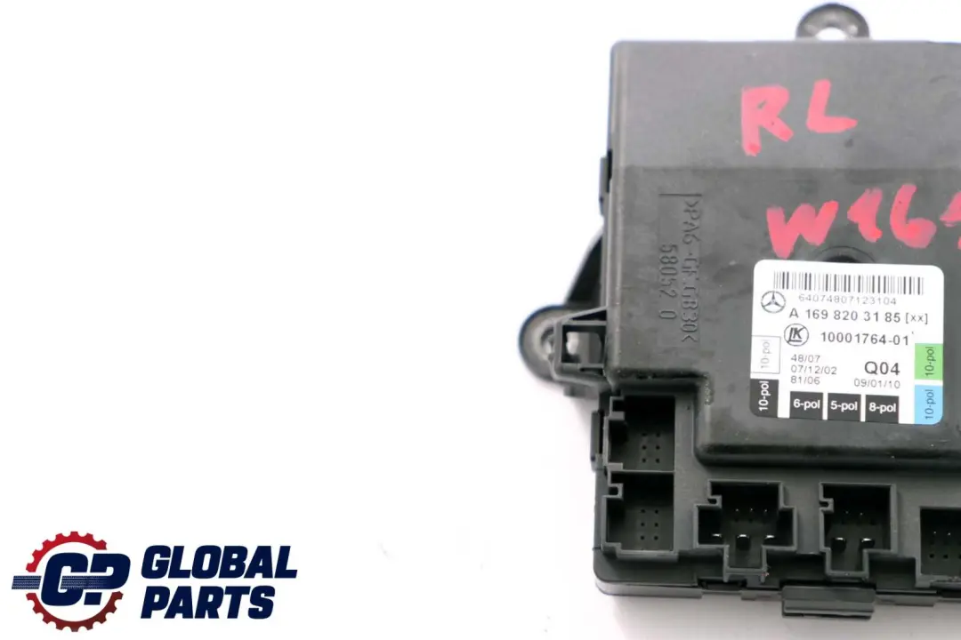  Mercedes-Benz A B Class W169 W245 Door Control Module Left Rear N/S - SKU A1698203185 - Part number A1698203185