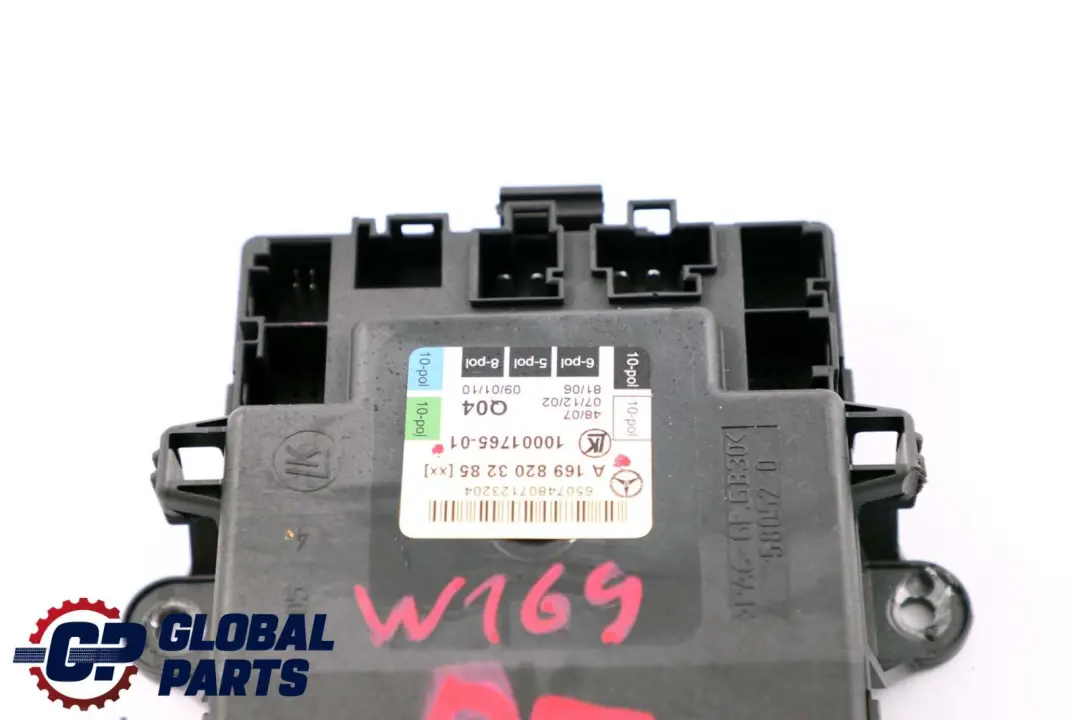 Mercedes A B Class W169 W245 Door Control Module Right Rear O/S - SKU A1698203285 - Part number A1698203285