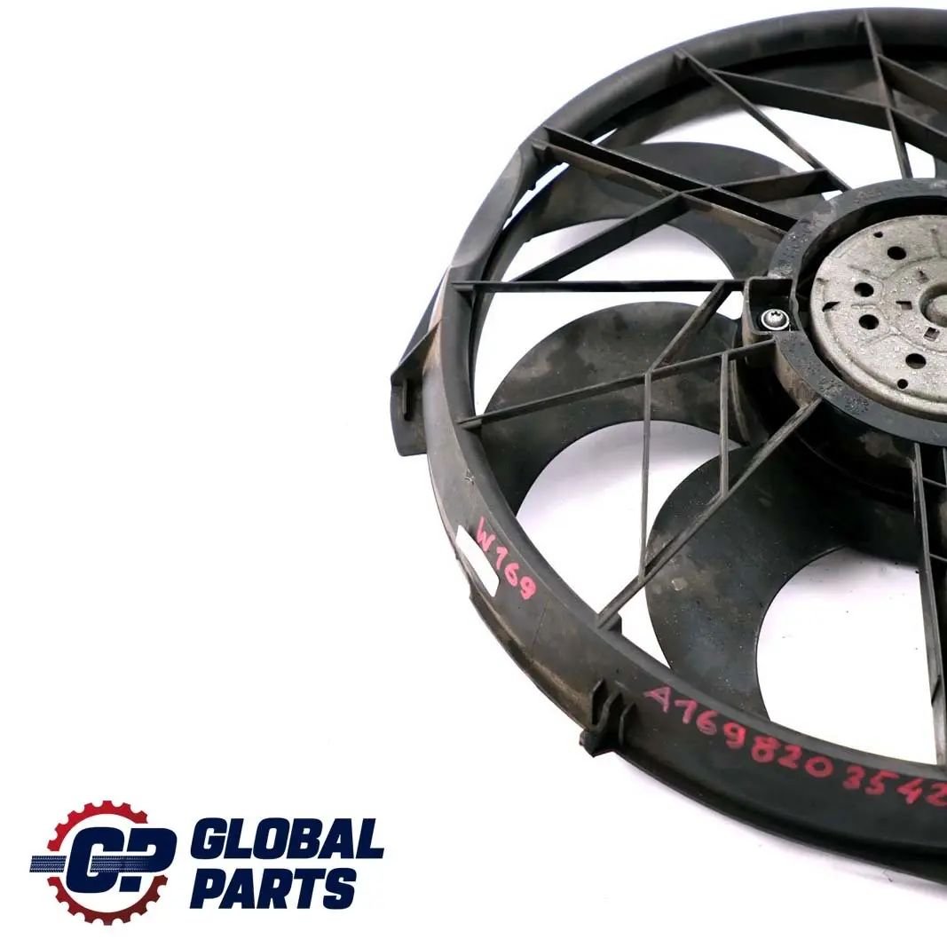 Mercedes-Benz A B Class W169 W245 Engine Cooling Radiator Fan to with Part number A1698203542 Mercedes-Benz A B Class W169 W245 Engine Cooling Radiator Fan - SKU A1698203542 - Part number A1698203542