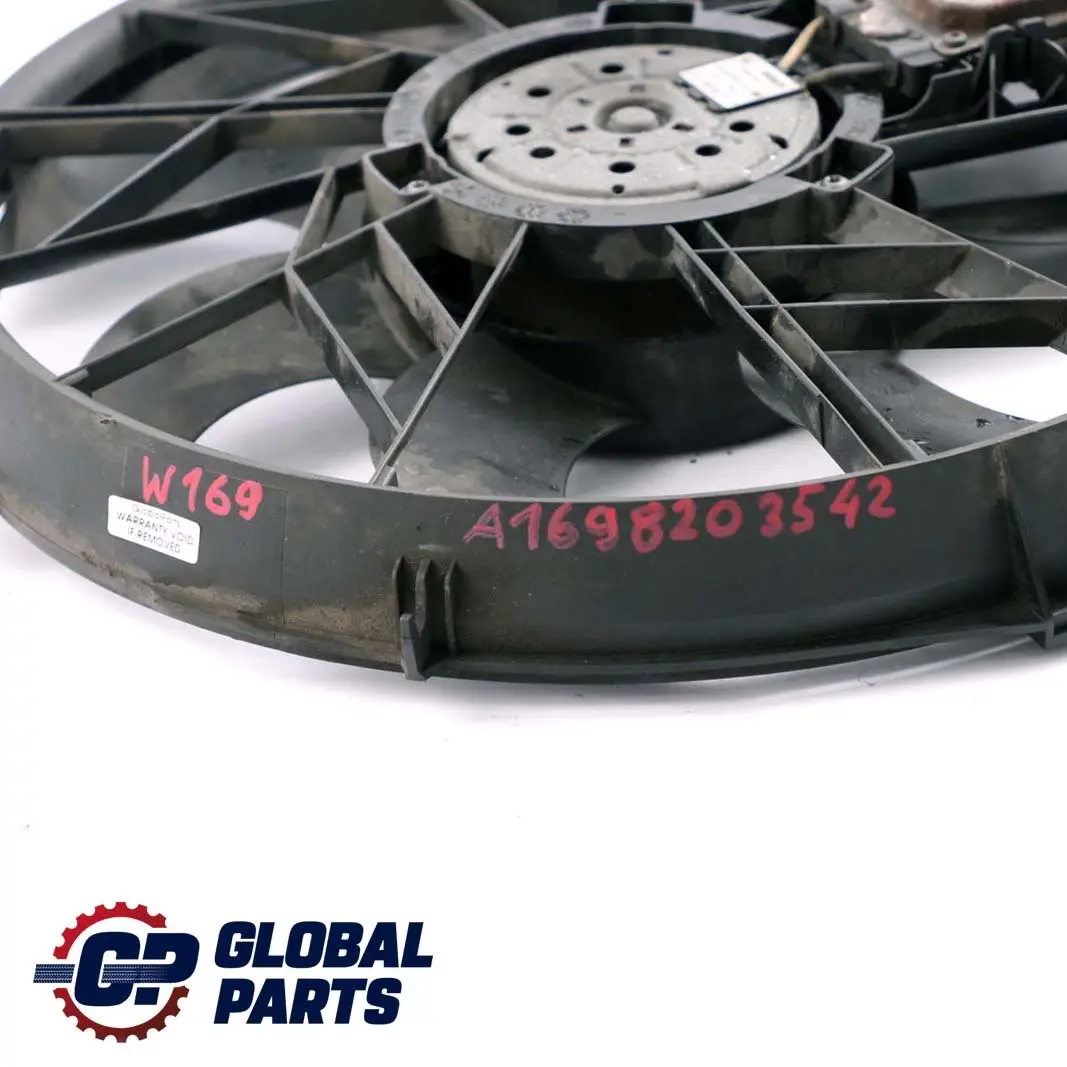 Ventilador Radiador Refrigeración Motor para Mercedes W169 W245 con número de pieza A1698203542 Mercedes W169 W245 Ventilador Radiador Refrigeración Motor - SKU A1698203542 - Número de pieza A1698203542
