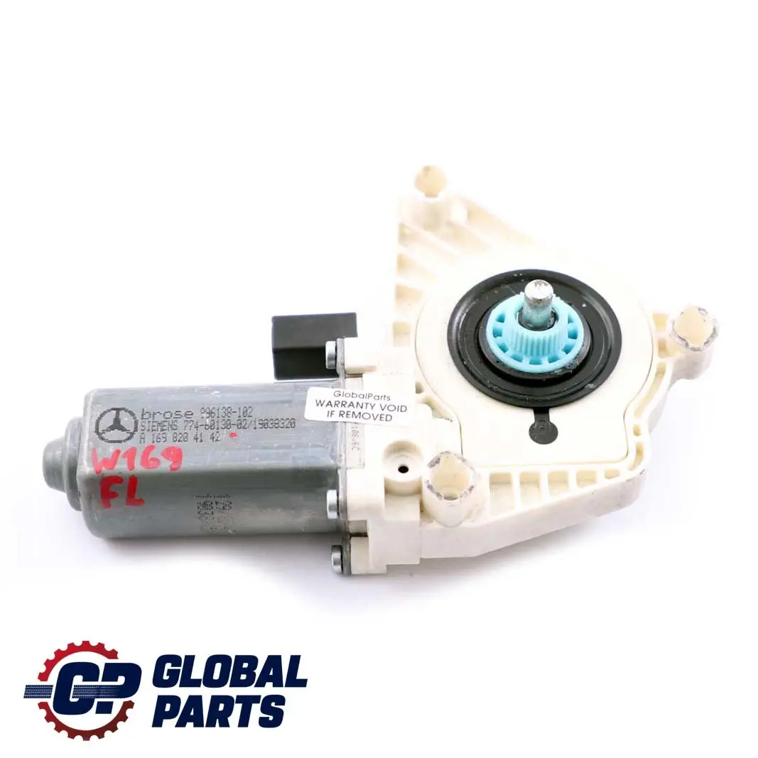 Mercedes W169 Front Left N/S Window Motor Regulator - SKU A1698204142 - Part number A1698204142