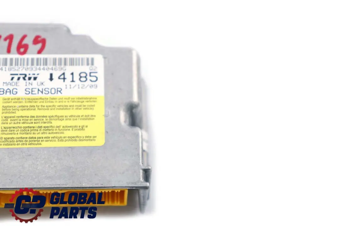 Mercedes W169 W245 Moduł Sensor Poduszek Airbag - SKU A1698204185 - Numer Części A1698204185