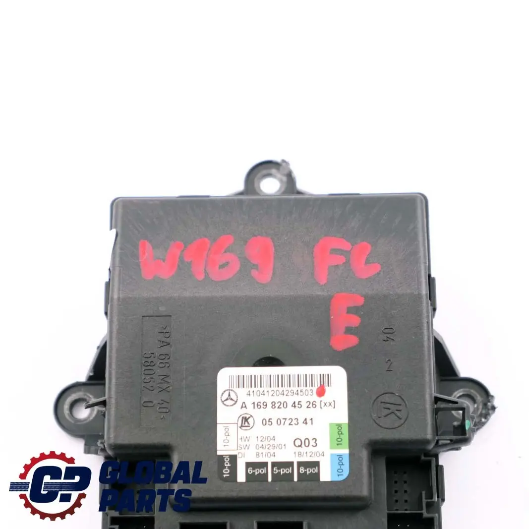  Mercedes-Benz A-Class W169 Front Left Door N/S Control Unit Module - SKU A1698204526 - Part number A1698204526