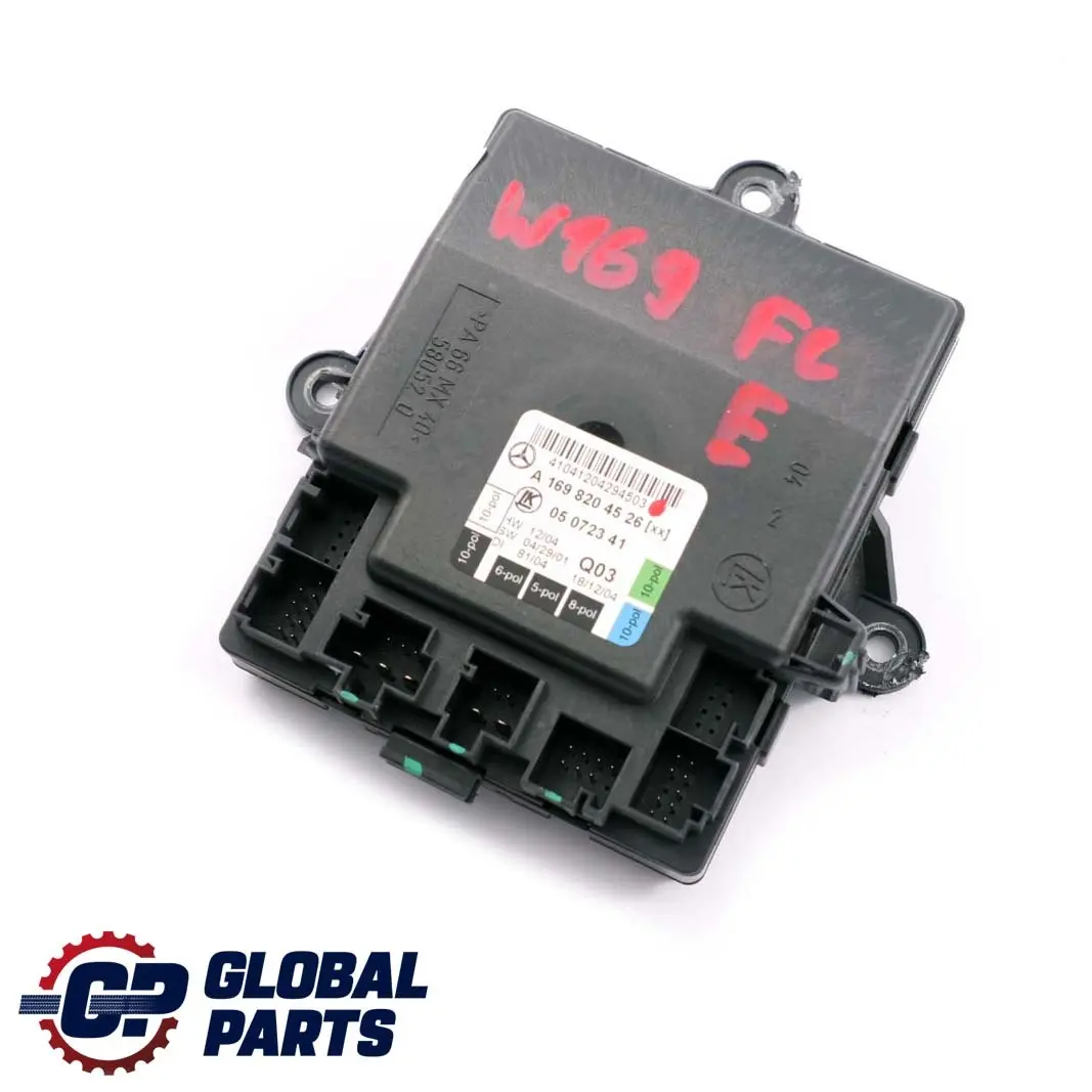  Mercedes-Benz A-Class W169 Front Left Door N/S Control Unit Module - SKU A1698204526 - Part number A1698204526