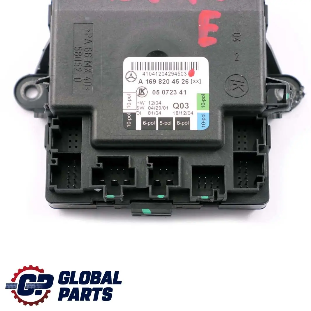  Mercedes-Benz A-Class W169 Front Left Door N/S Control Unit Module - SKU A1698204526 - Part number A1698204526