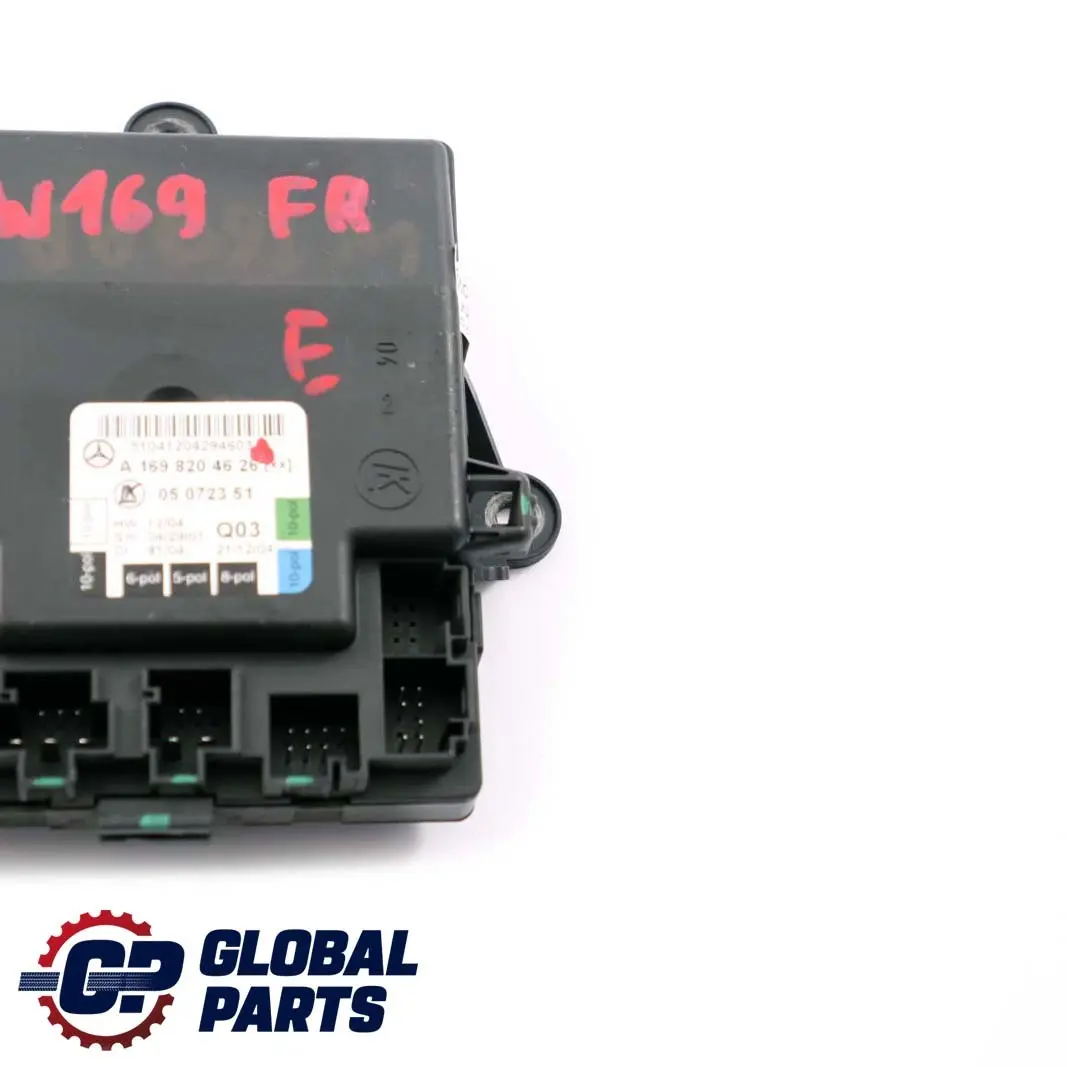  Mercedes-Benz A-Class W169 Front Right Door O/S Control Unit Module - SKU A1698204626 - Part number A1698204626