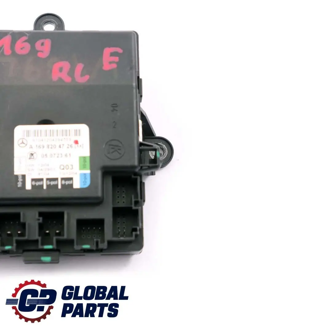 Puerta Trasera Izquierda Modulo Unidad De Control para Mercedes W169 con número de pieza A1698204726 Mercedes W169 Puerta Trasera Izquierda Modulo Unidad De Control - SKU A1698204726 - Número de pieza A1698204726