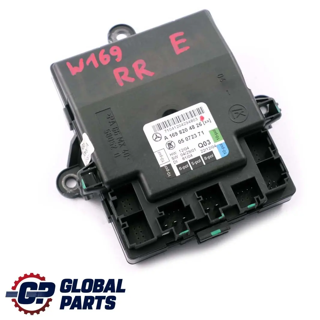 Mercedes-Benz A-Class W169 Rear Right Door O/S Control Unit Module to with Part number A1698204826 Mercedes-Benz A-Class W169 Rear Right Door O/S Control Unit Module - SKU A1698204826 - Part number A1698204826