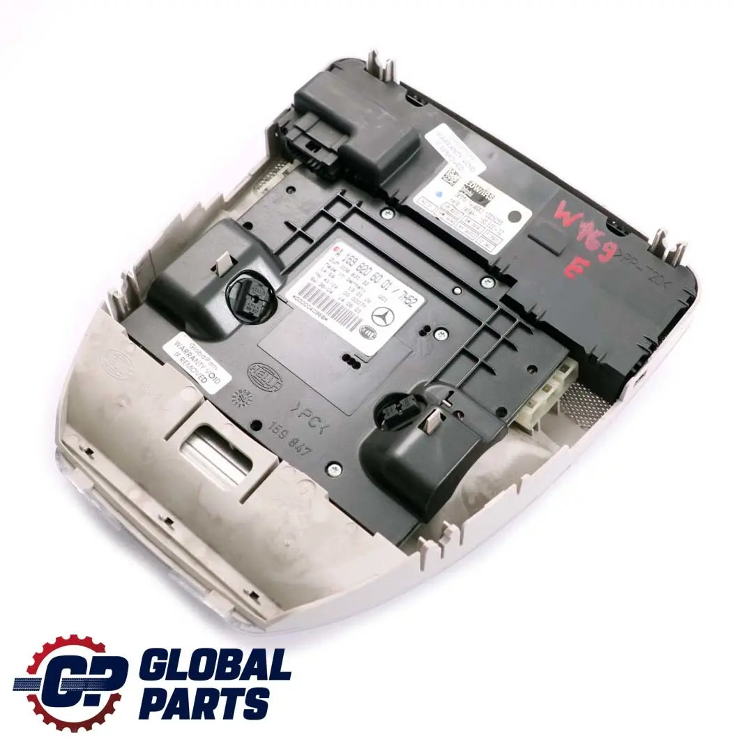 Luz De Techo Interior Lámpara De Lectura Gris para Mercedes W169 con número de pieza A1698206001 Mercedes W169 Luz De Techo Interior Lámpara De Lectura Gris - SKU A1698206001 - Número de pieza A1698206001