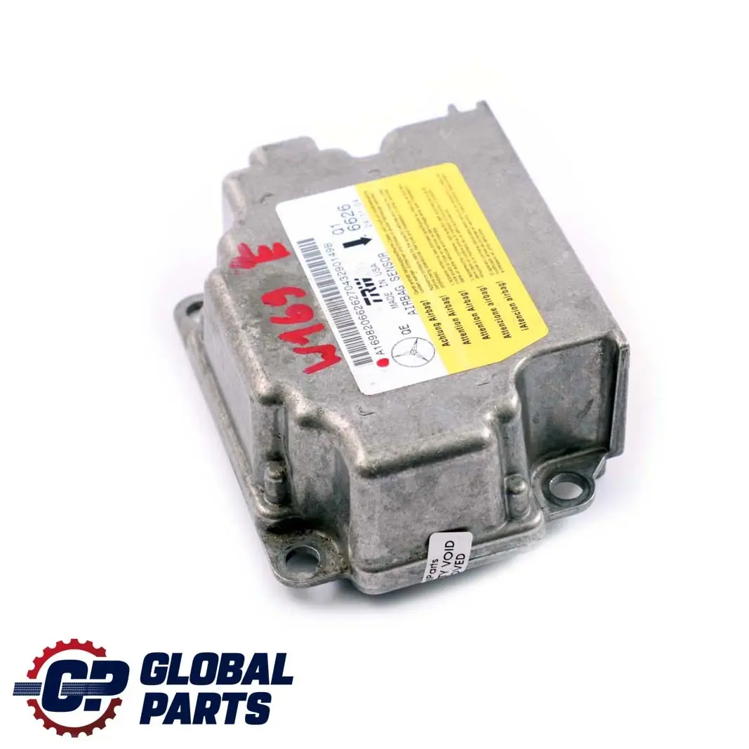  Mercedes-Benz A B W169 W245 Airbag System Control Unit Module ECU - SKU A1698206626 - Part number A1698206626