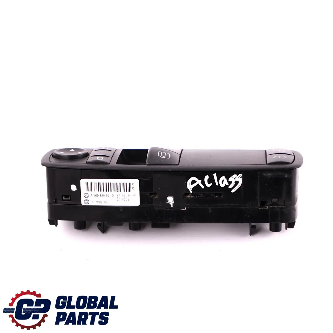 Fensterheber Schalter Mercedes W169 W245 Blocktaste Fahrerseite für mit Teilenummer A1698206910 Fensterheber Schalter Mercedes W169 W245 Blocktaste Fahrerseite - SKU A1698206910 - Teilenummer A1698206910
