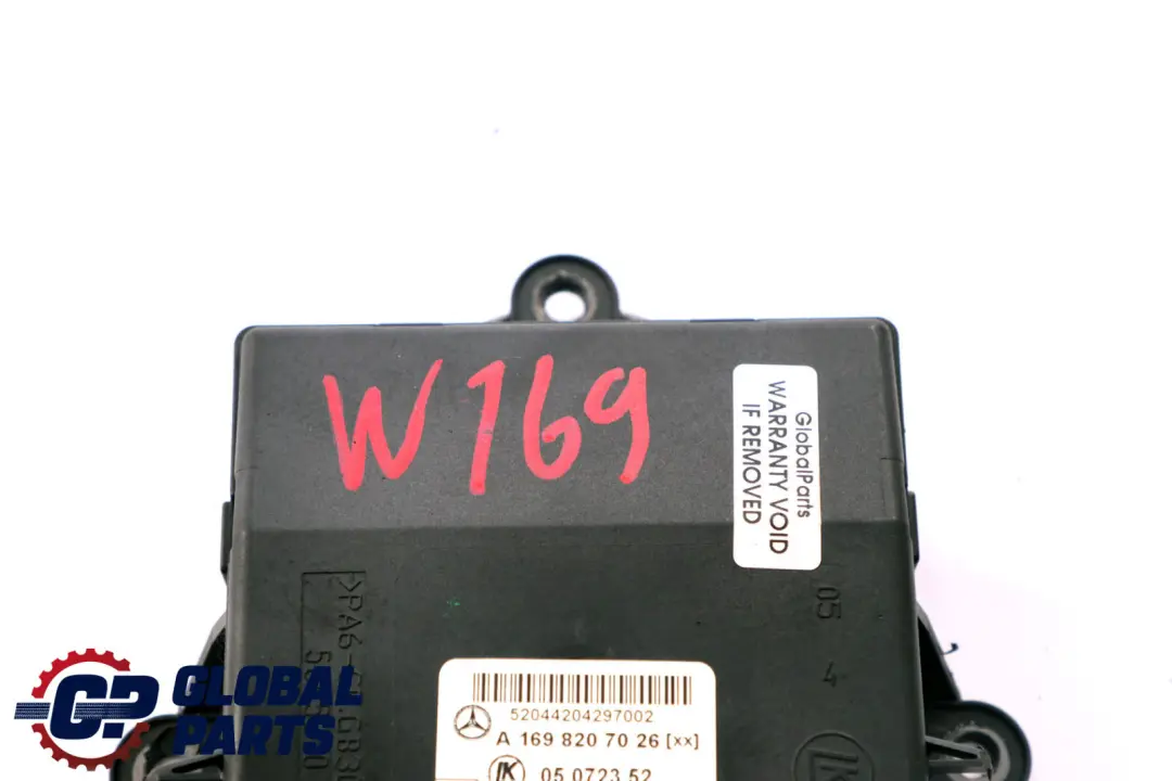  Mercedes-Benz A B Class W169 W245 Door Control Unit Right O/S Front - SKU A1698207026 - Part number A1698207026