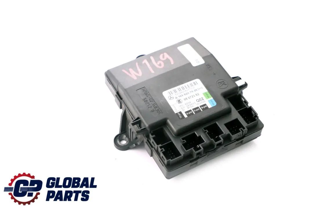  Mercedes-Benz A B Class W169 W245 Door Control Unit Right O/S Front - SKU A1698207026 - Part number A1698207026