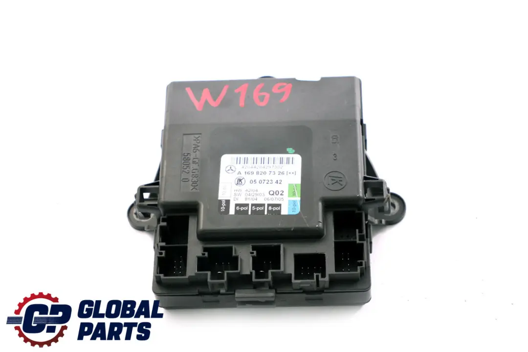  Mercedes-Benz A B Class W169 W245 Door Control Unit Left N/S Front - SKU A1698207326 - Part number A1698207326