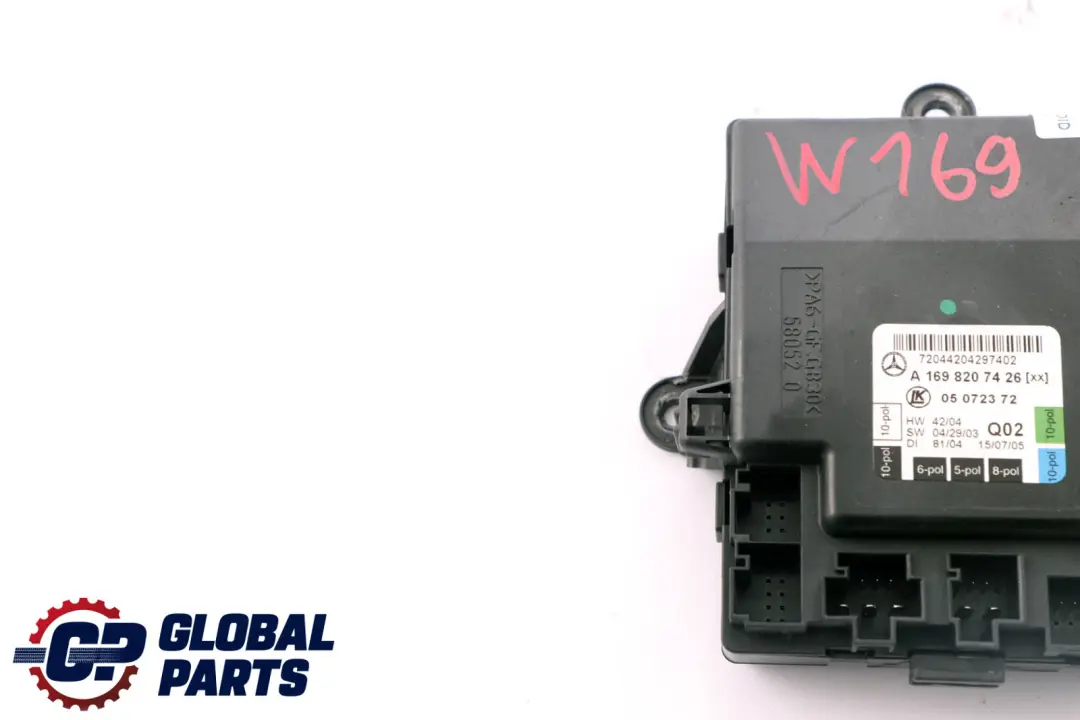  Mercedes-Benz A B Class W169 W245 Door Control Unit Right O/S Rear - SKU A1698207426 - Part number A1698207426