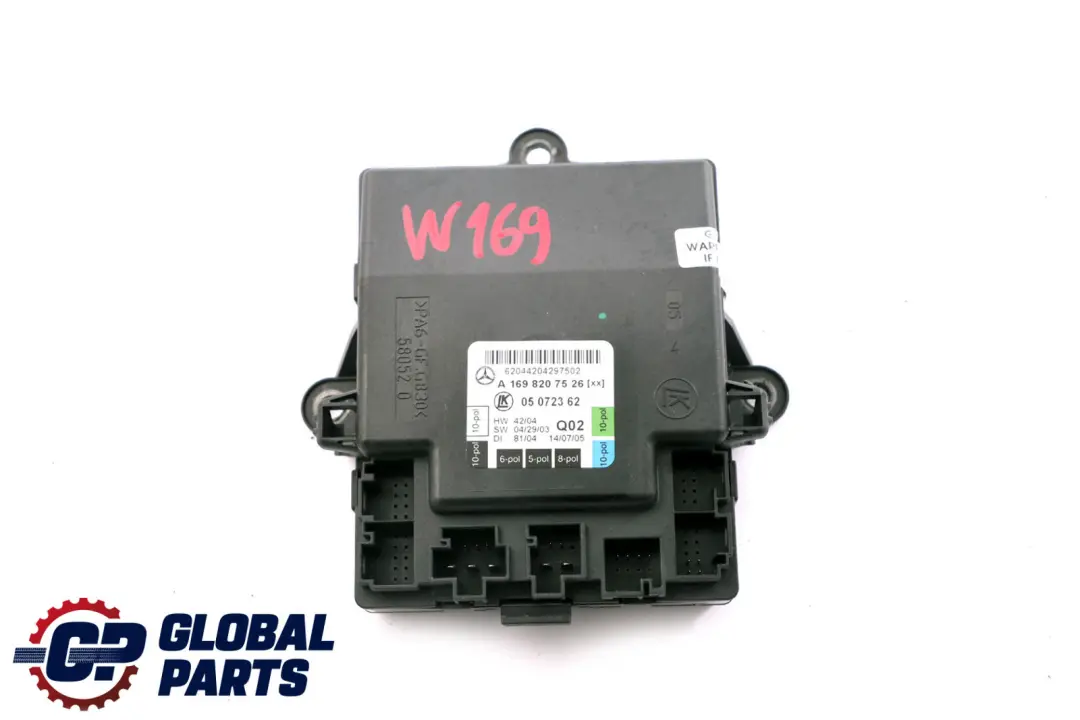  Mercedes-Benz A B Class W169 W245 Door Control Unit Left N/S Rear - SKU A1698207526 - Part number A1698207526