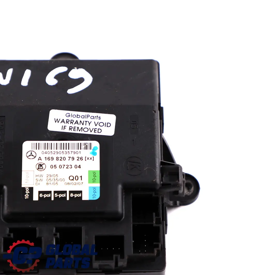 Unidad De Control Mercedes W169 W245 Puerta Delantera Izquierda para con número de pieza A1698207926 Unidad De Control Mercedes W169 W245 Puerta Delantera Izquierda - SKU A1698207926 - Número de pieza A1698207926