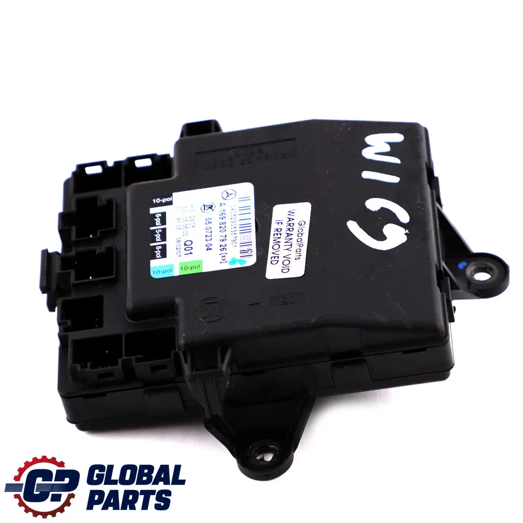 Unità Di Controllo Porta Anteriore Sinistra per Mercedes W169 W245 con numero di parte A1698207926 Mercedes W169 W245 Unità Di Controllo Porta Anteriore Sinistra - SKU A1698207926 - Numero di parte A1698207926