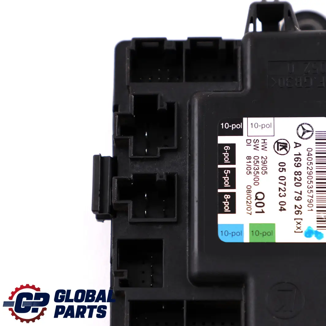 Unità Di Controllo Porta Anteriore Sinistra per Mercedes W169 W245 con numero di parte A1698207926 Mercedes W169 W245 Unità Di Controllo Porta Anteriore Sinistra - SKU A1698207926 - Numero di parte A1698207926