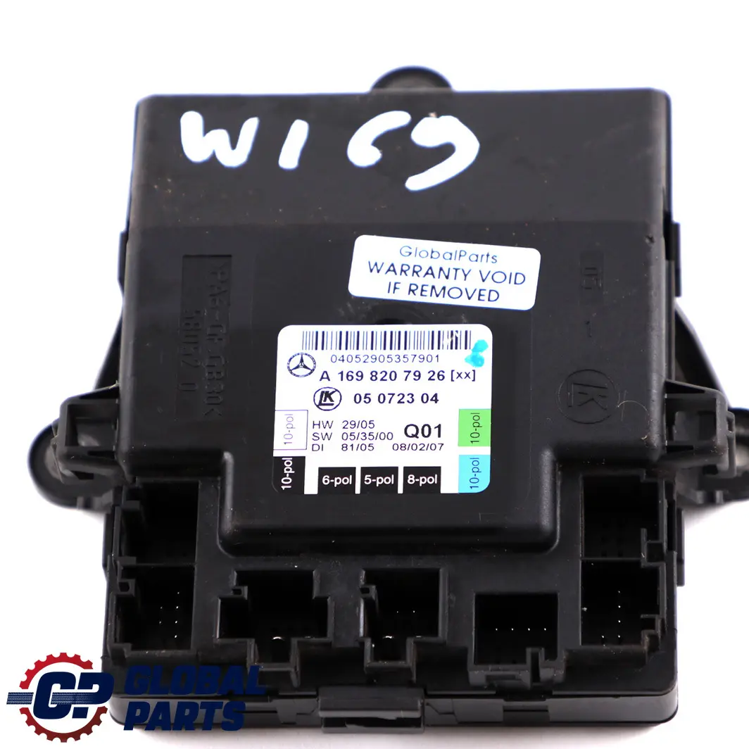 Mercedes W169 W245 Unità Di Controllo Porta Anteriore Sinistra - SKU A1698207926 - Numero di parte A1698207926