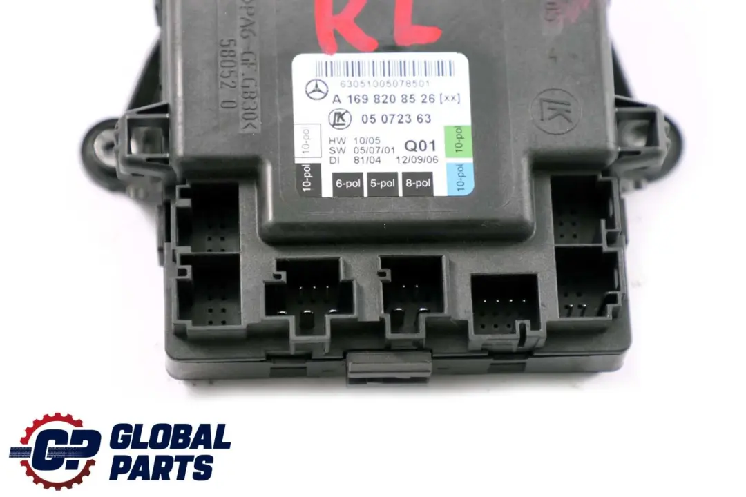 Modulo controllo porta posteriore sinistra N/S per Mercedes B W169 W245 con numero di parte A1698208526 Mercedes B W169 W245 Modulo controllo porta posteriore sinistra N/S - SKU A1698208526 - Numero di parte A1698208526