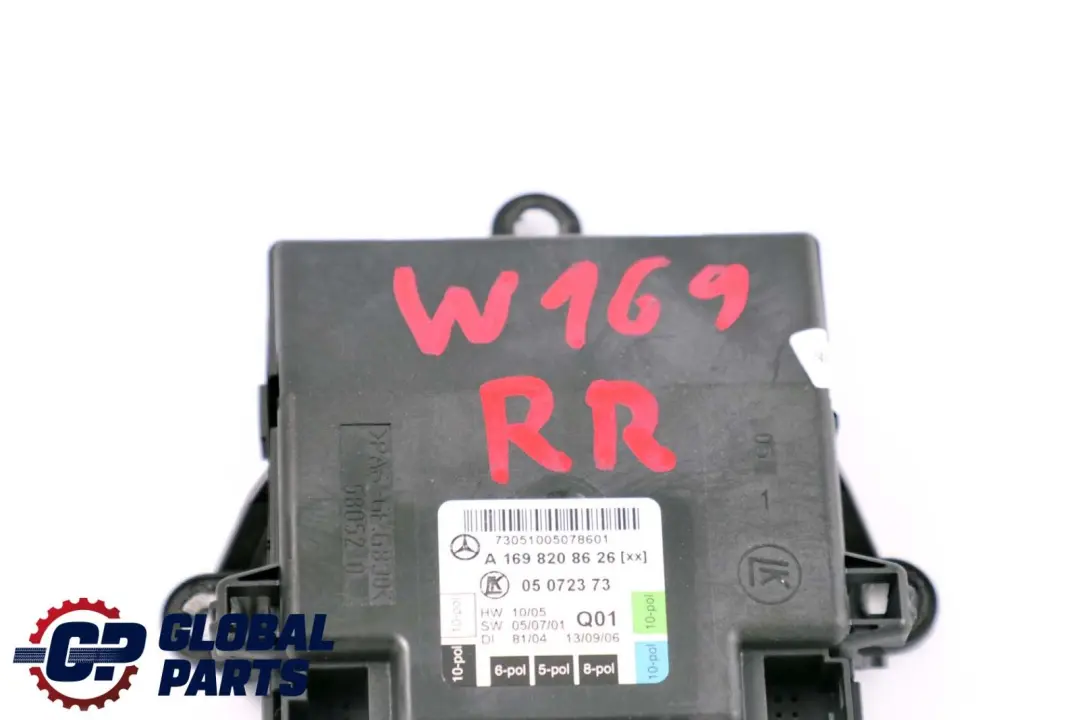  Mercedes-Benz A B W169 W245 Door Control Module Right Rear O/S - SKU A1698208626 - Part number A1698208626