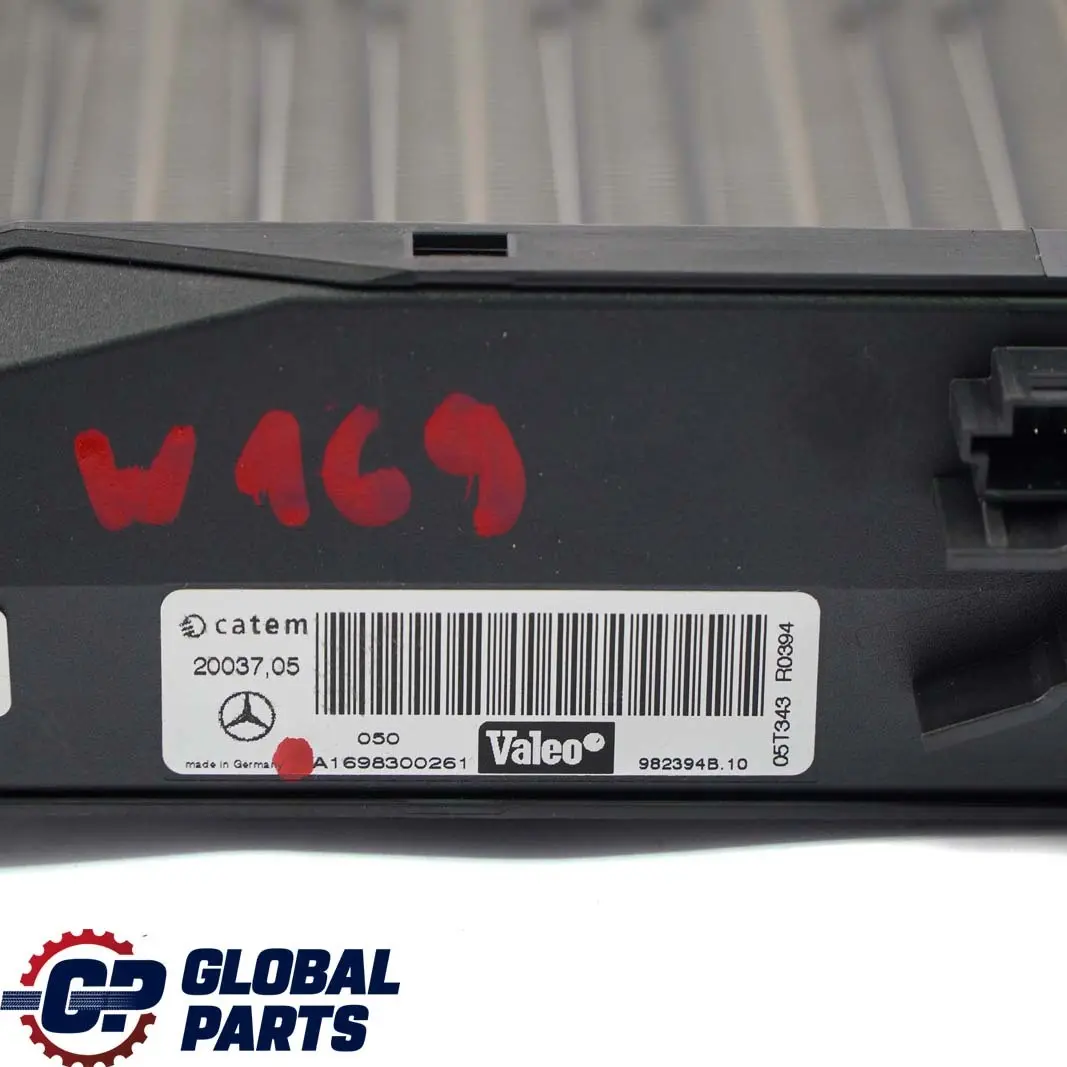 Mercedes W169 W245 Calentador Booster Matrix Eléctrico Auxiliar - SKU A1698300261 - Número de pieza A1698300261