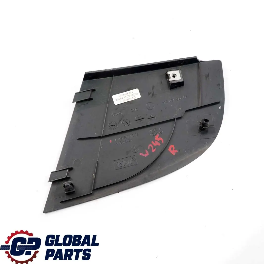 Mercedes-Benz B-Class W245 Front Right O/S Water Drain Cover Black - SKU A1698300275 - Part number A1698300275