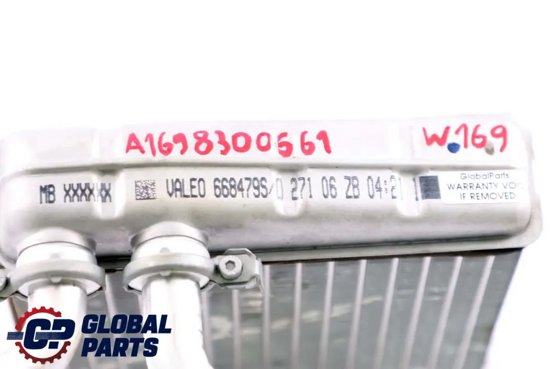Mercedes-Benz A B Klasse W169 W245 Verdampfer Klima Heizung für mit Teilenummer A1698300661 Mercedes-Benz A B Klasse W169 W245 Verdampfer Klima Heizung - SKU A1698300661 - Teilenummer A1698300661